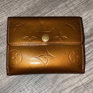 Authentic Louis Vuitton Bronze Vernis Ludlow Wallet
